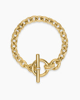 DY Mercer® Toggle Chain Bracelet in 18K Yellow Gold with Diamonds, 8mm